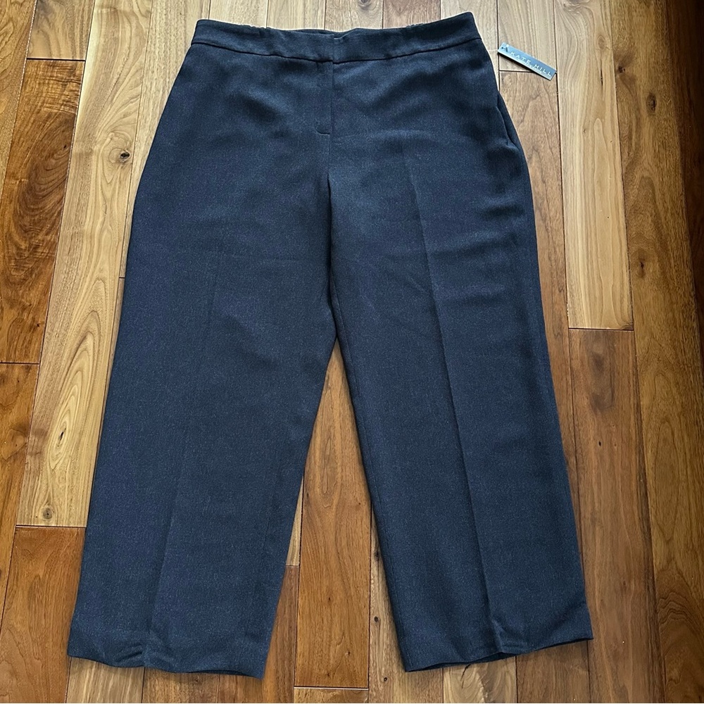 Kate Hill Grey Trousers Slacks Pants Size 20W Petite NWT